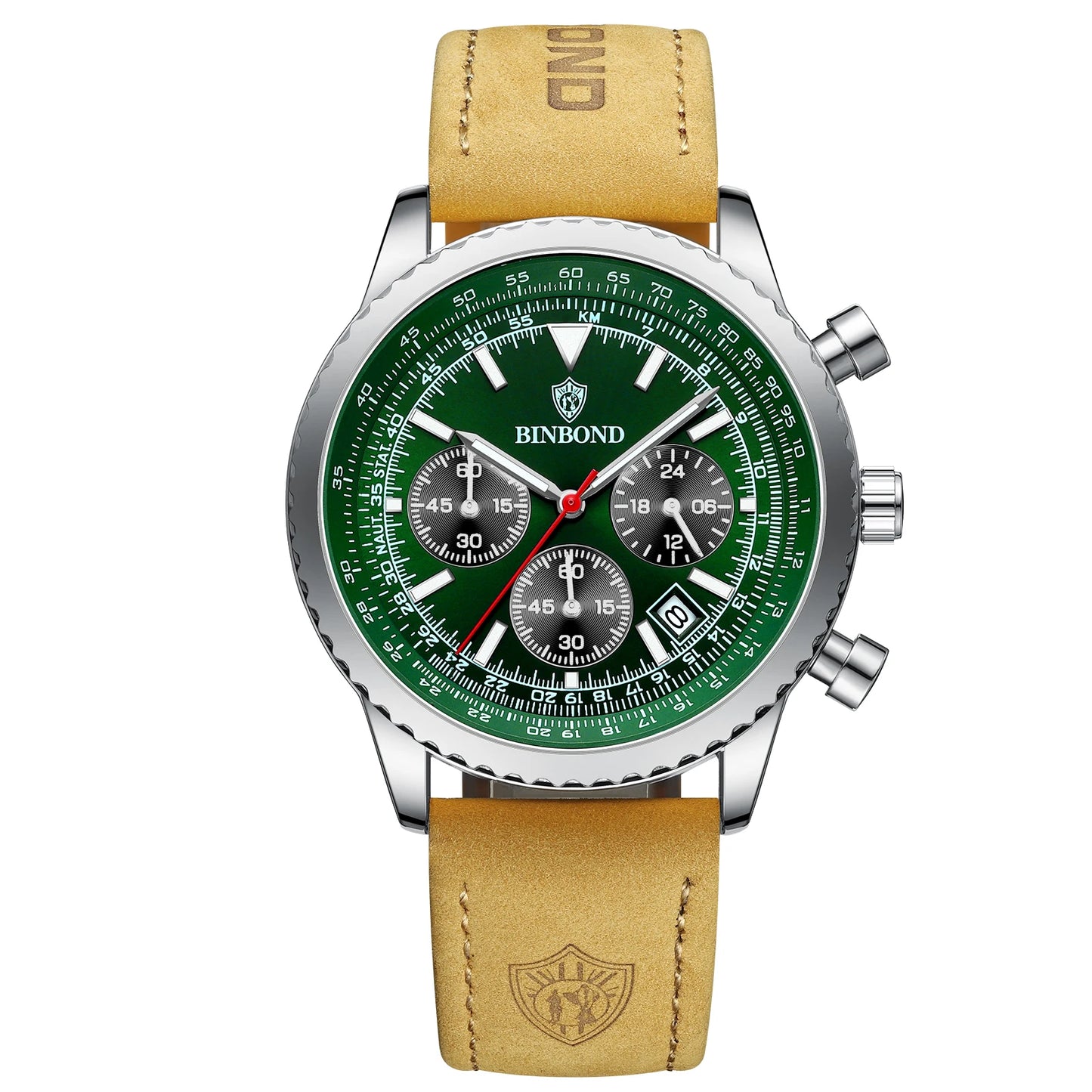 Luxury Chronograph Leather Men’s Watch