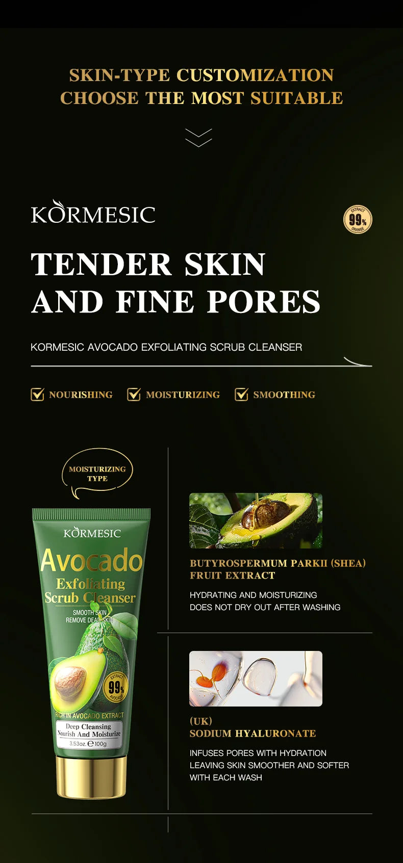 24K Gold Facial Cleanser Moisturising & Oil Control Foam
