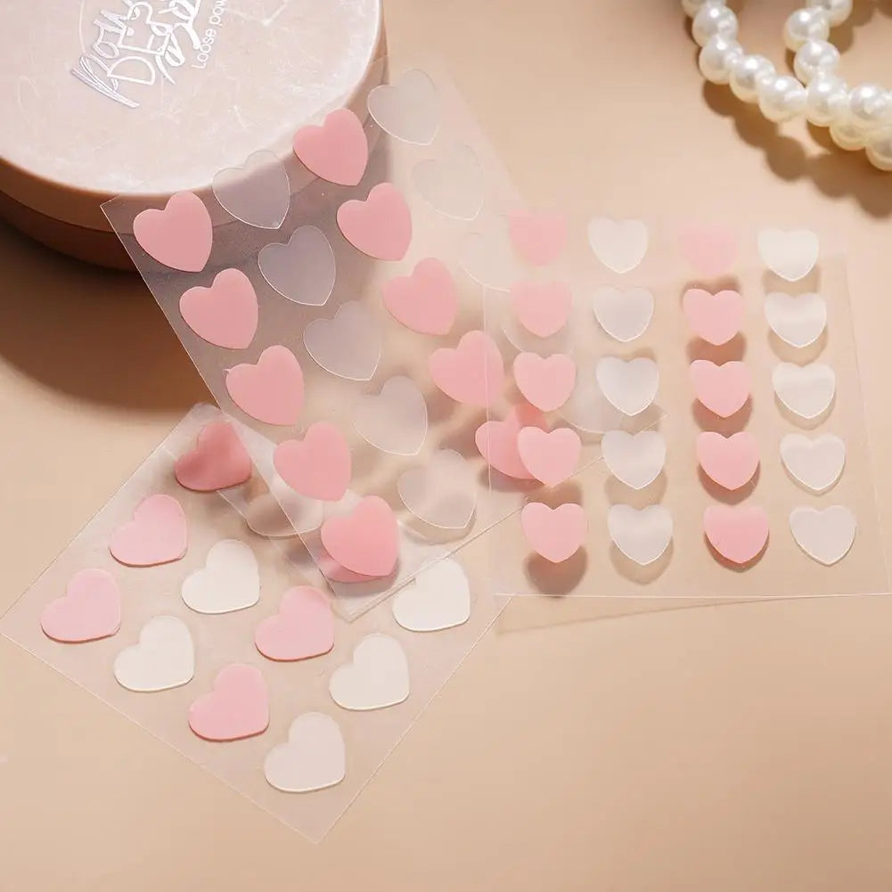 Pink Heart Acne Patches