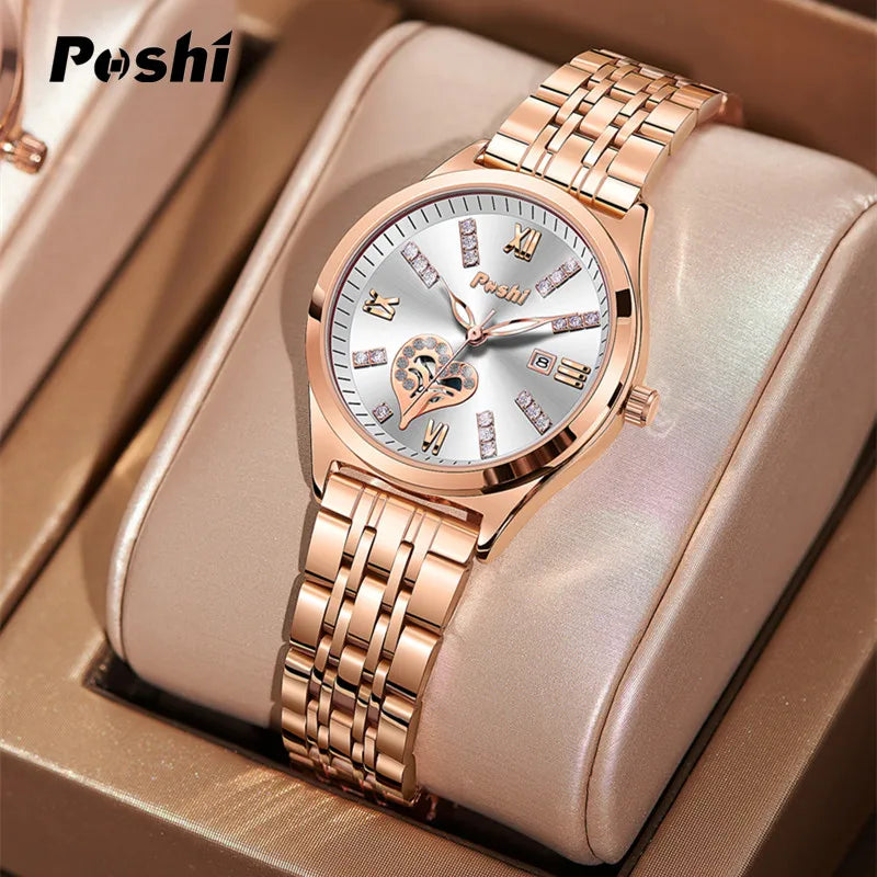 Women’s Stainless Steel Quartz Watch