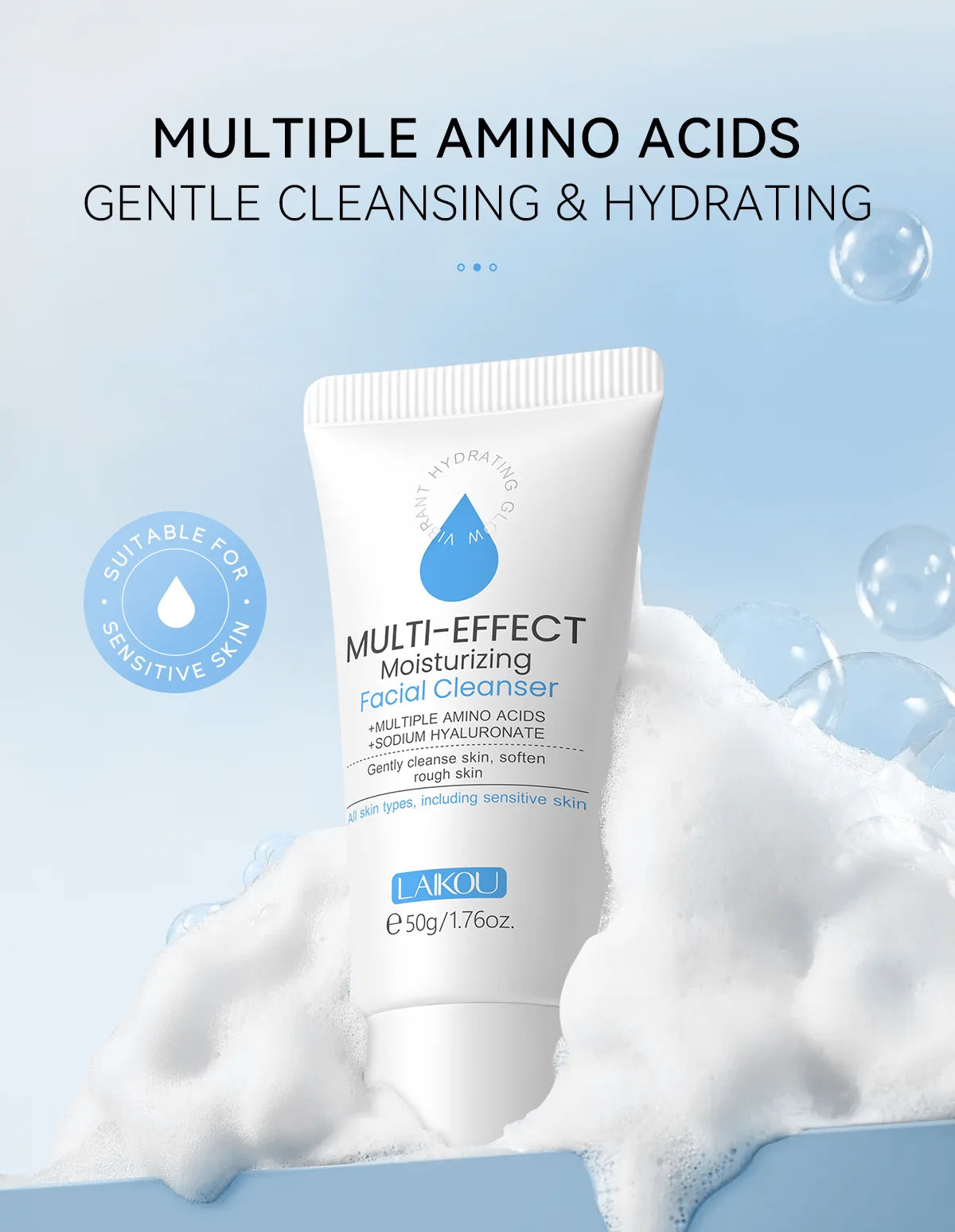 Deep Cleansing Facial Foam Gel