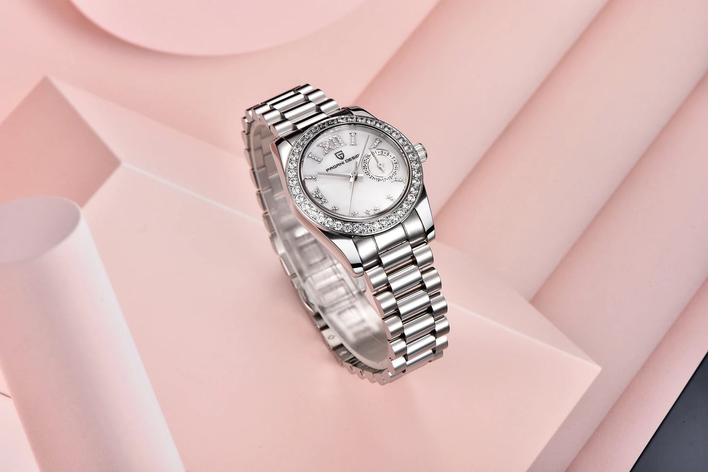 PAGANI DESIGN 32MM Women's Luxury Quartz Watch Waterproof Fashion Sapphire