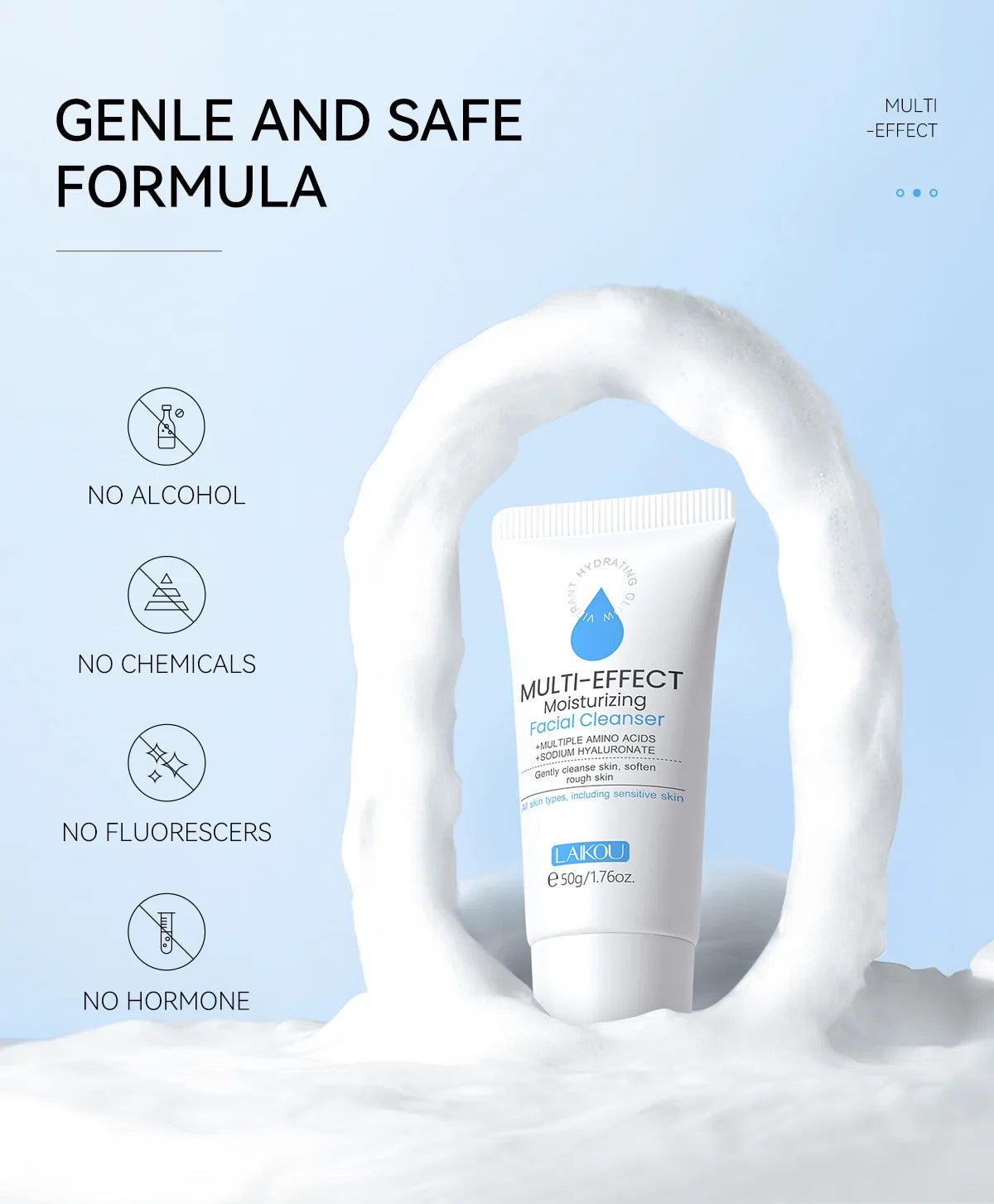 Deep Cleansing Facial Foam Gel