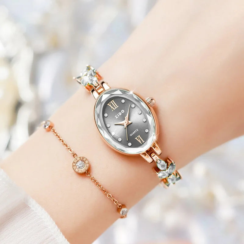 UTHAI V22 Women's Diamond Quartz Bracelet Watch