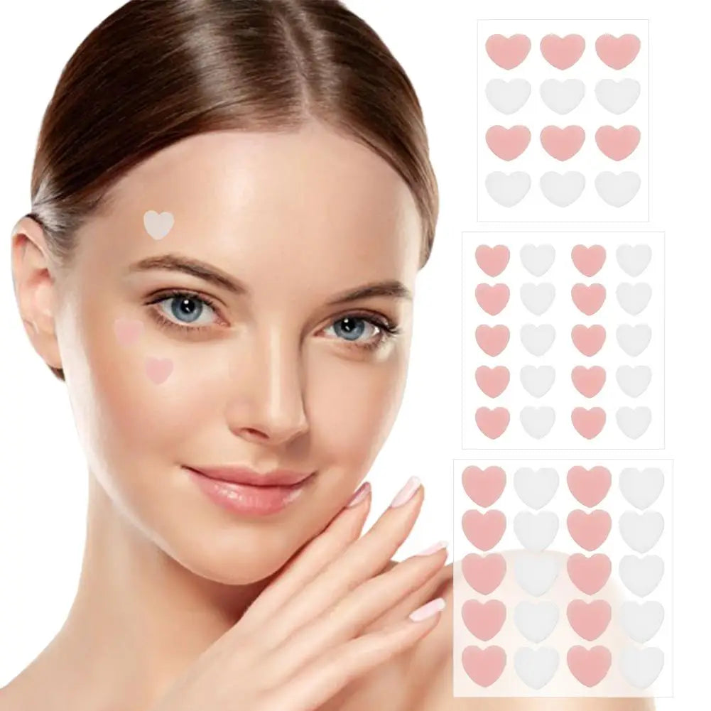 Pink Heart Acne Patches
