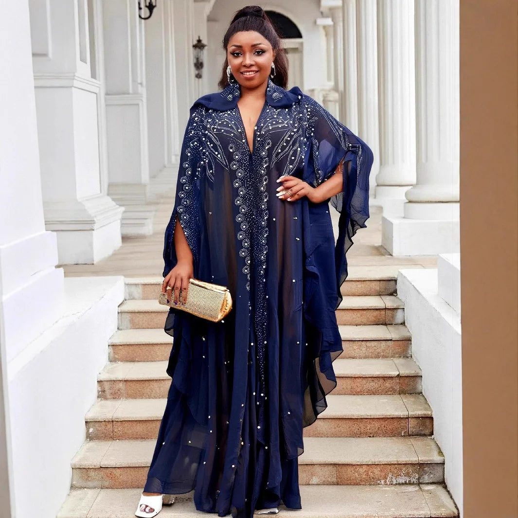 African Muslim Evening Kaftan Dress