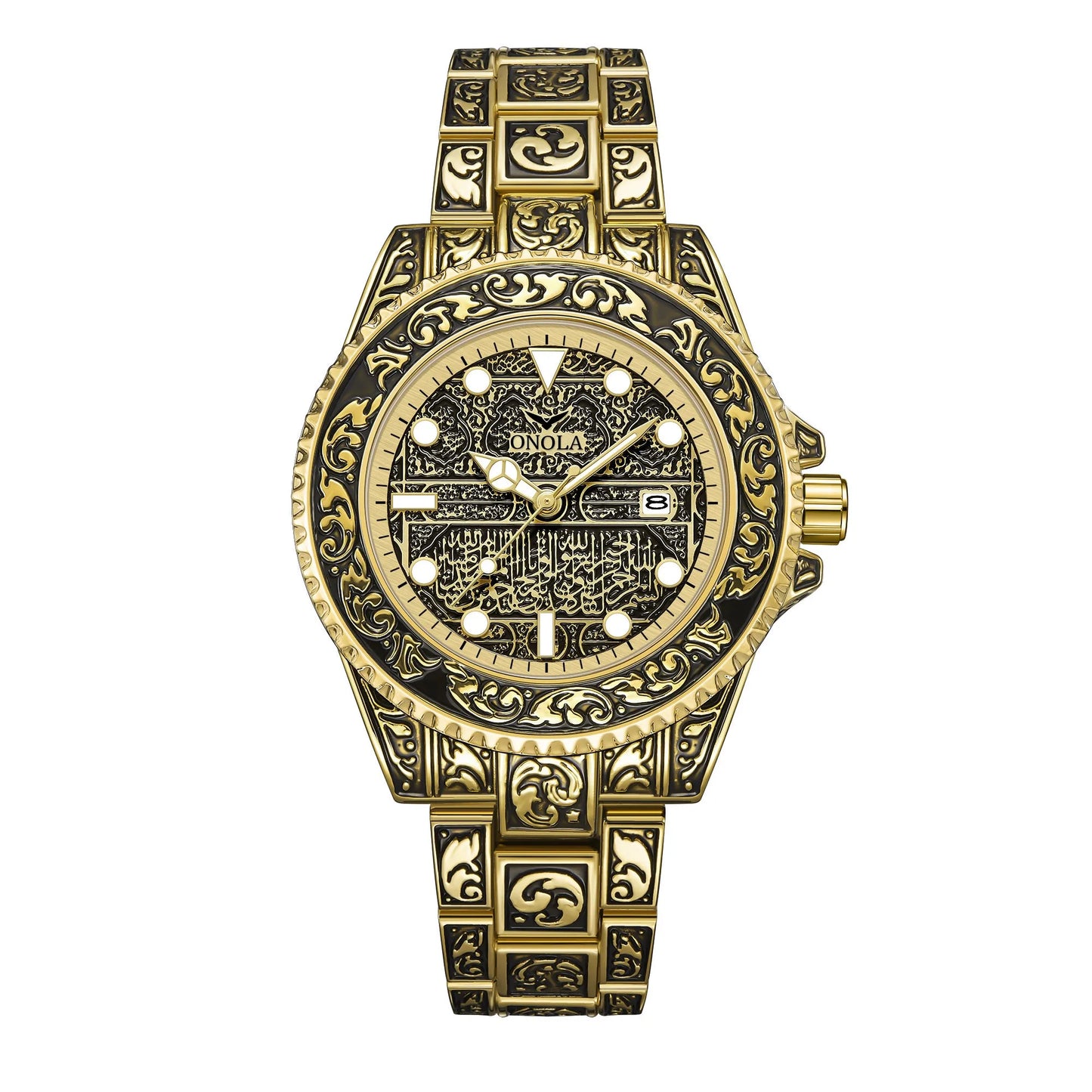 Retro Luxury Men’s Waterproof Calendar Watch