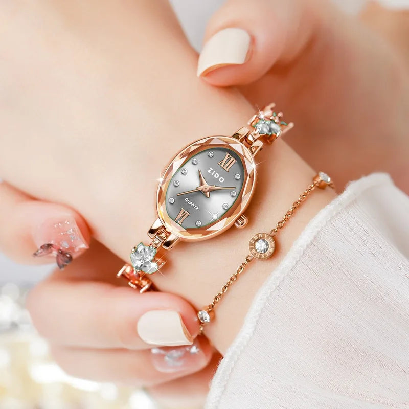 UTHAI V22 Women's Diamond Quartz Bracelet Watch