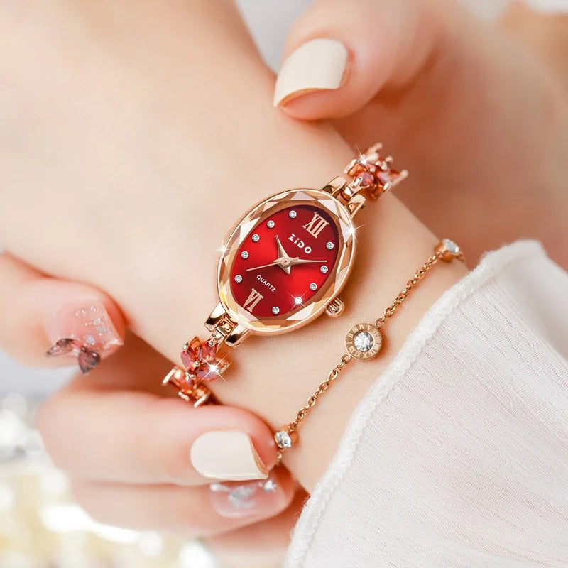 UTHAI V22 Women's Diamond Quartz Bracelet Watch
