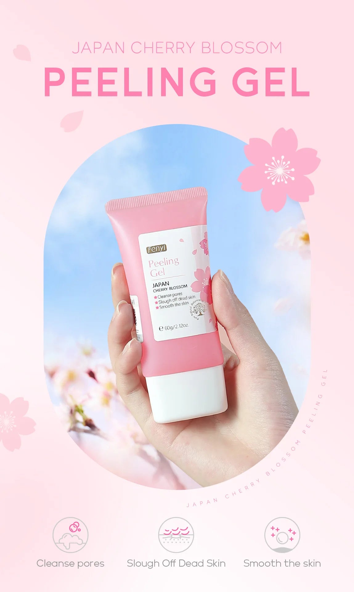 Cherry Blossom Face Peeling Gel