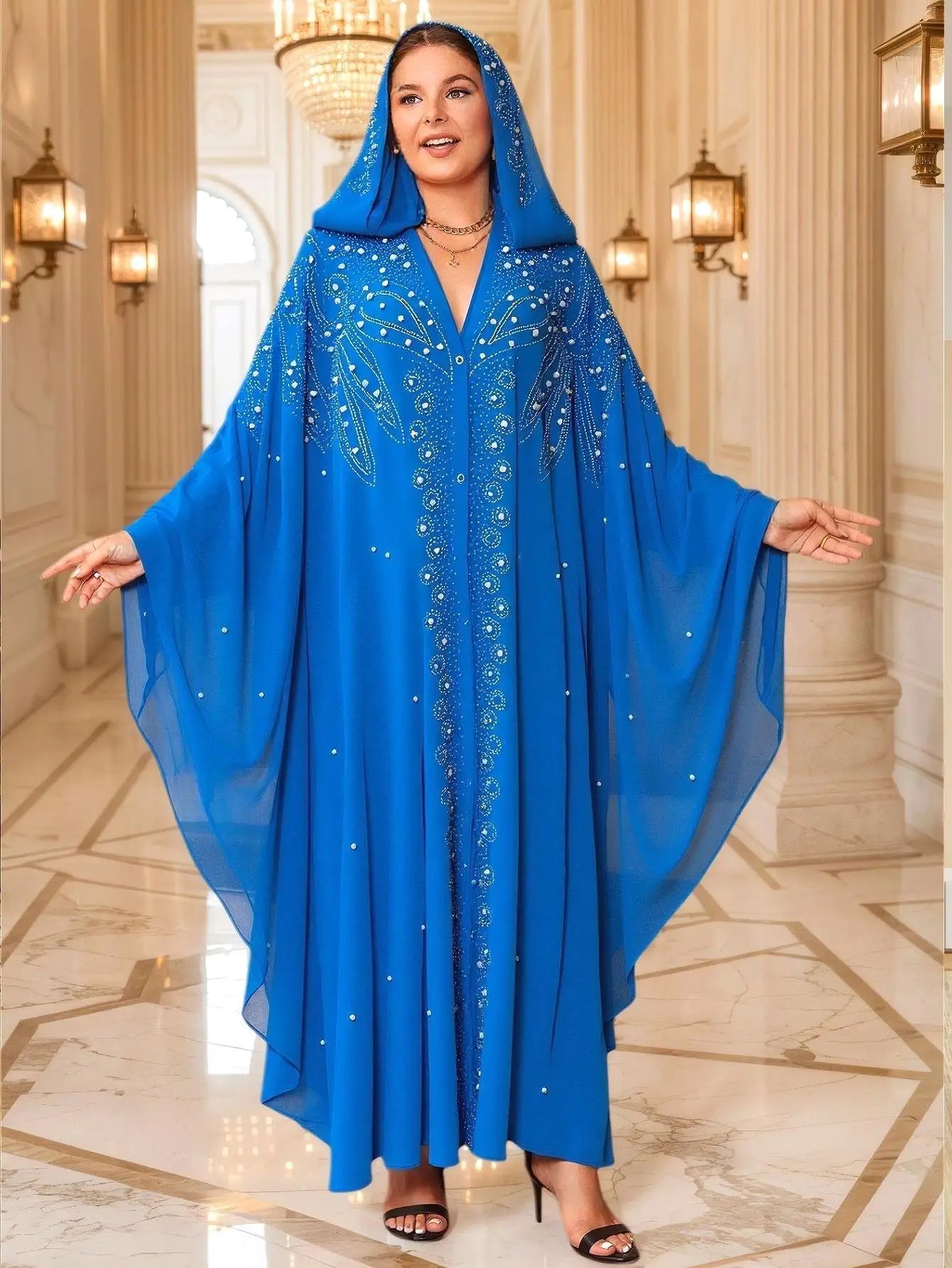 African Muslim Evening Kaftan Dress