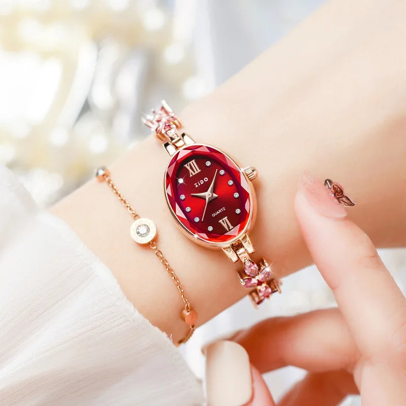 UTHAI V22 Women's Diamond Quartz Bracelet Watch