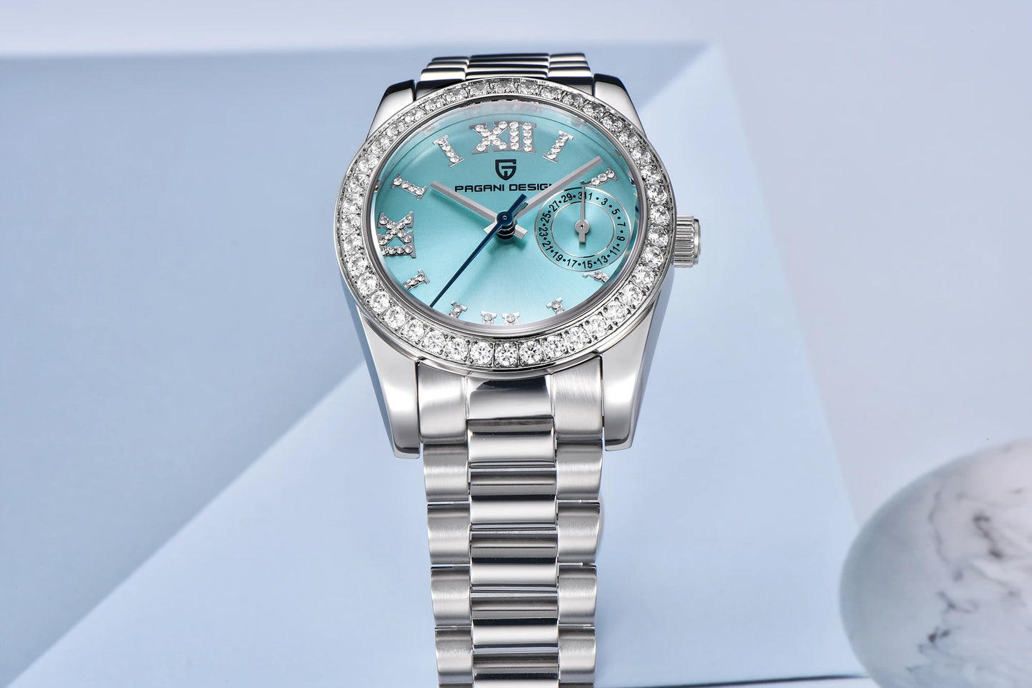 PAGANI DESIGN 32MM Women's Luxury Quartz Watch Waterproof Fashion Sapphire