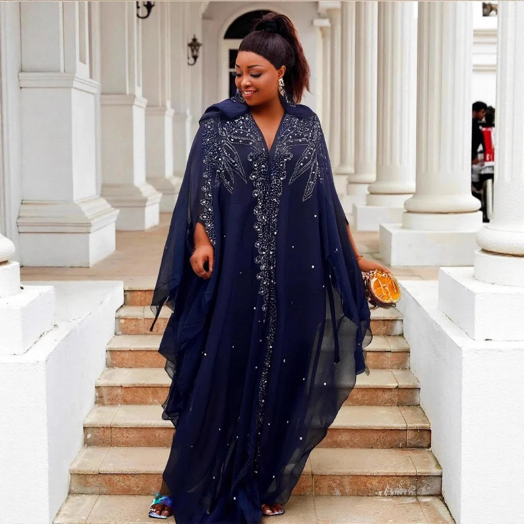 African Muslim Evening Kaftan Dress