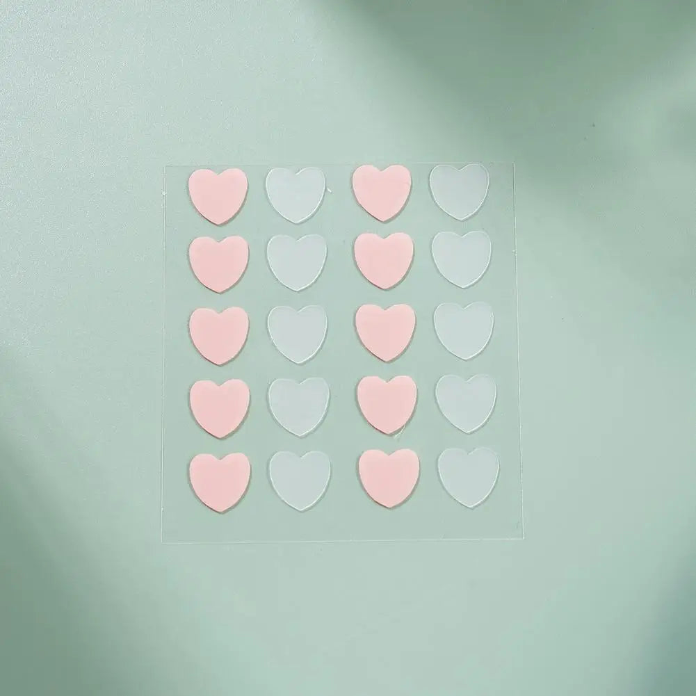 Pink Heart Acne Patches