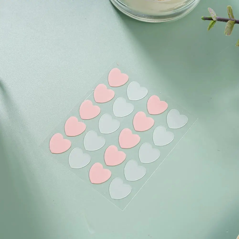 Pink Heart Acne Patches