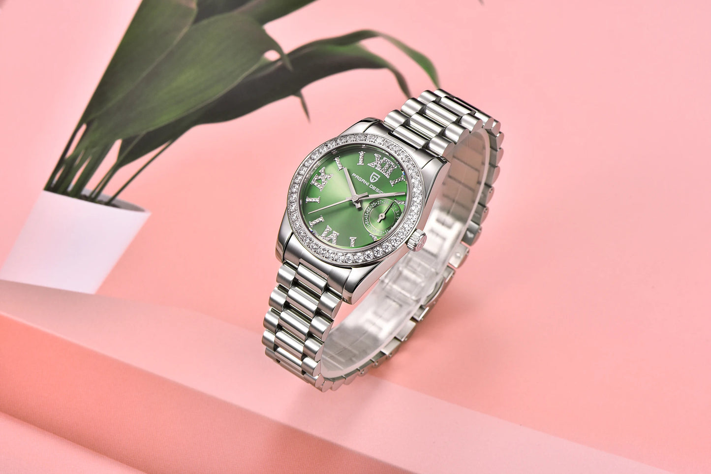 PAGANI DESIGN 32MM Women's Luxury Quartz Watch Waterproof Fashion Sapphire