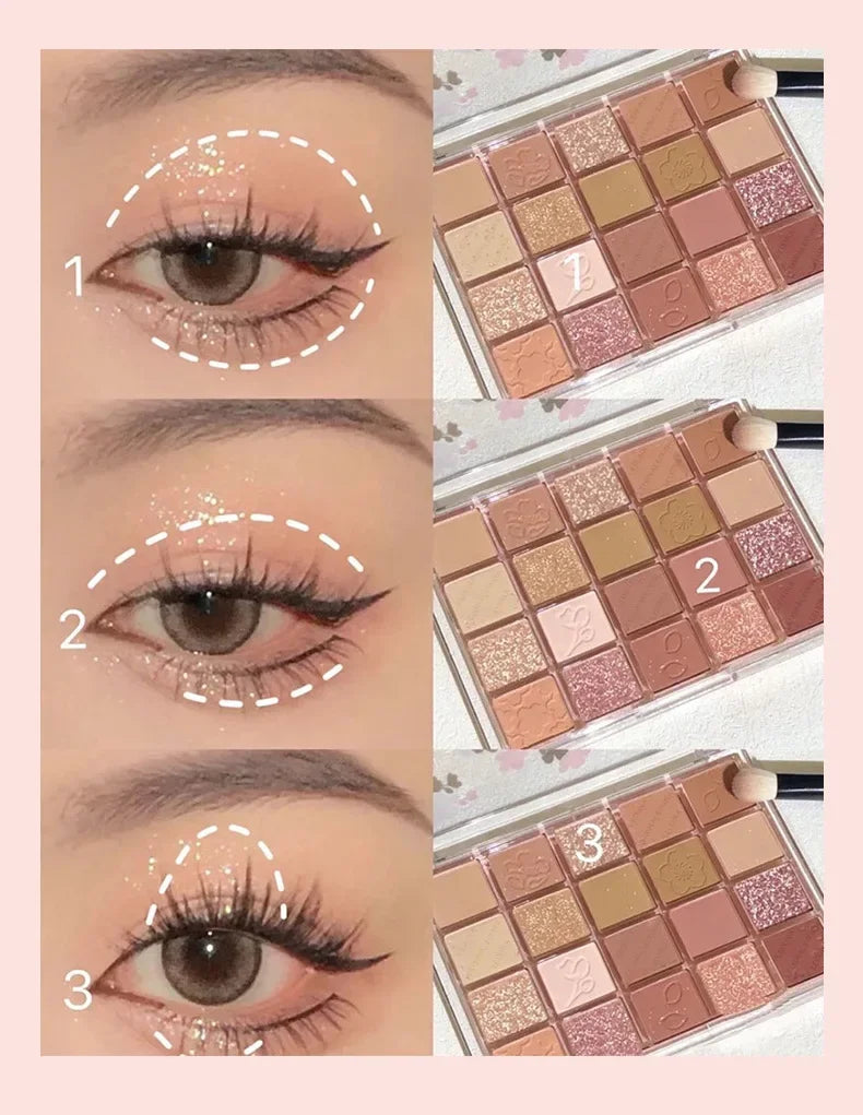 20-Color Matte Eyeshadow Palette