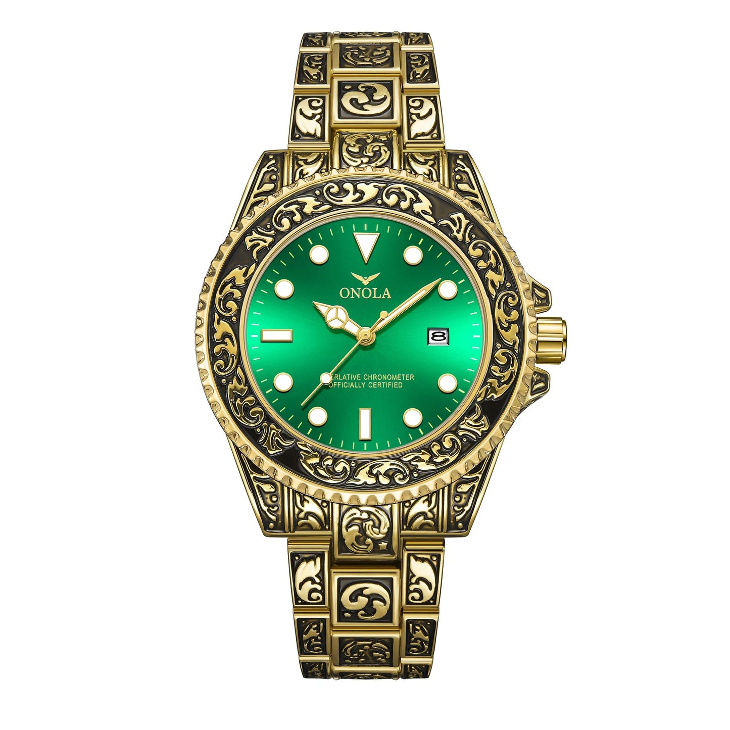 Retro Luxury Men’s Waterproof Calendar Watch