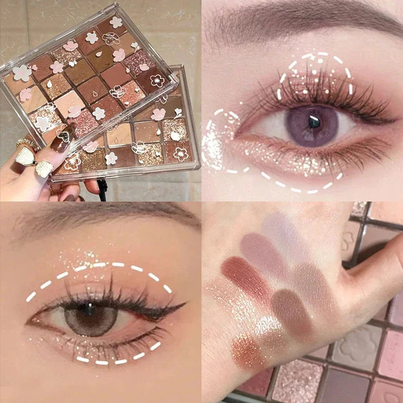 20-Color Matte Eyeshadow Palette