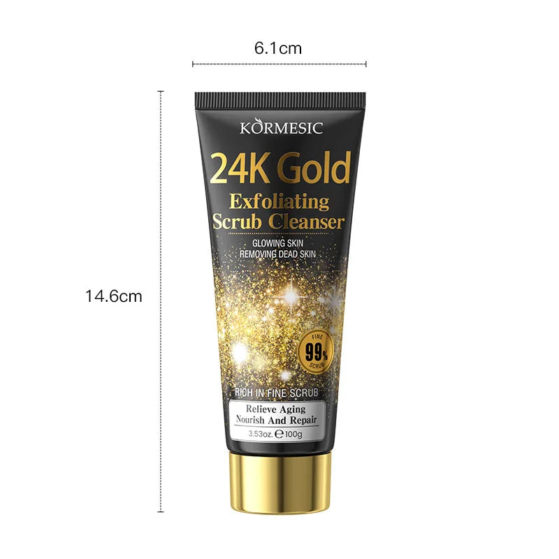 24K Gold Facial Cleanser Moisturising & Oil Control Foam