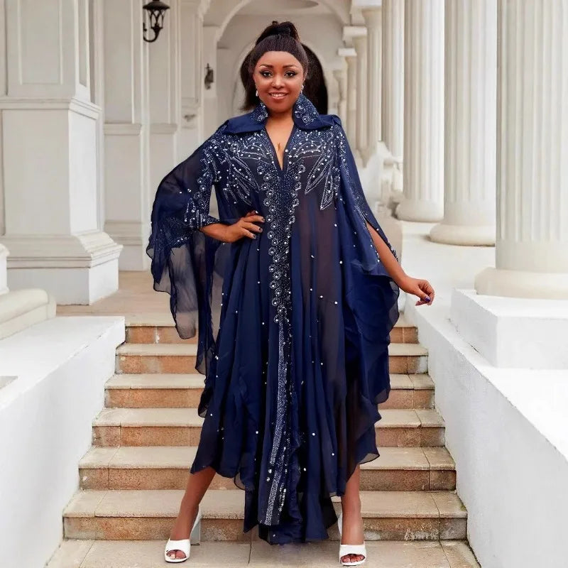 African Muslim Evening Kaftan Dress