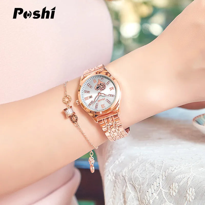Women’s Stainless Steel Quartz Watch