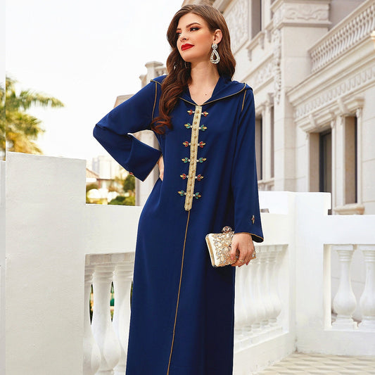 Hooded Gold-Trim Robe