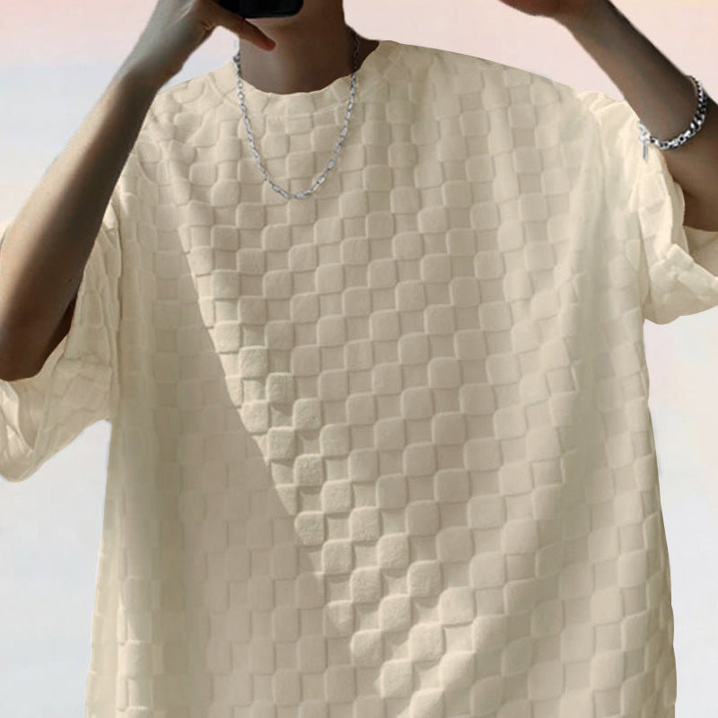 Men's Plaid T-Shirt & Shorts Set