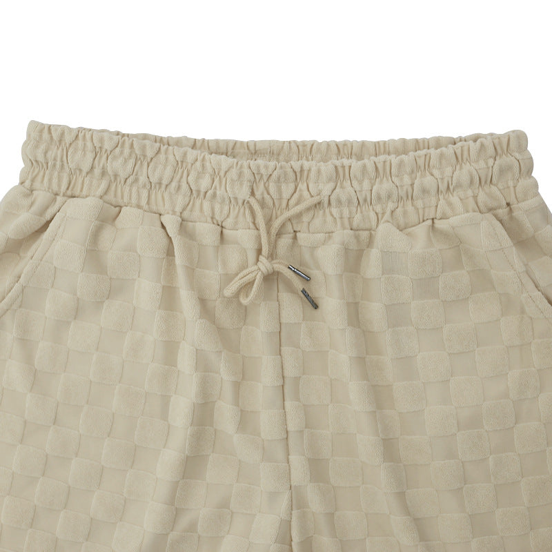 Men's Plaid T-Shirt & Shorts Set