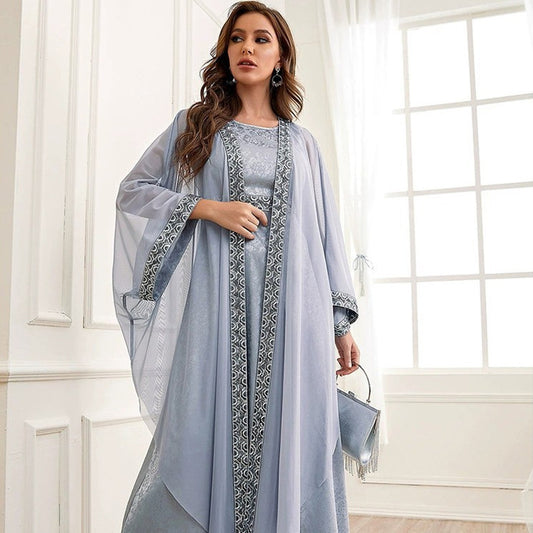 Embroidered Dubai Abaya