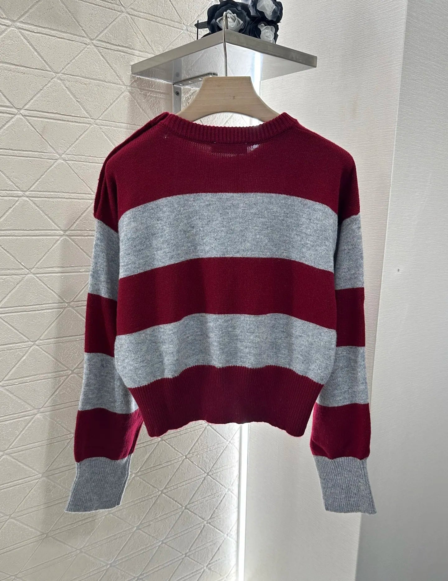 Striped Cotton Pullover