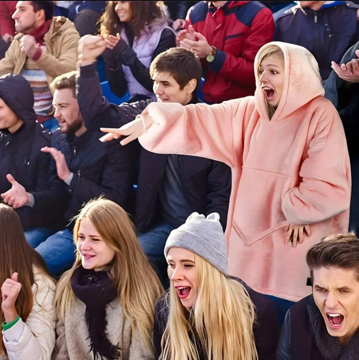 Ultra-Soft Hoodie Blanket