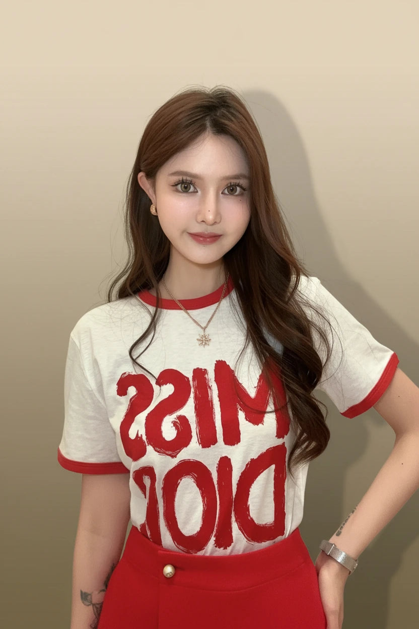 Women's Print Cotton T-Shirt