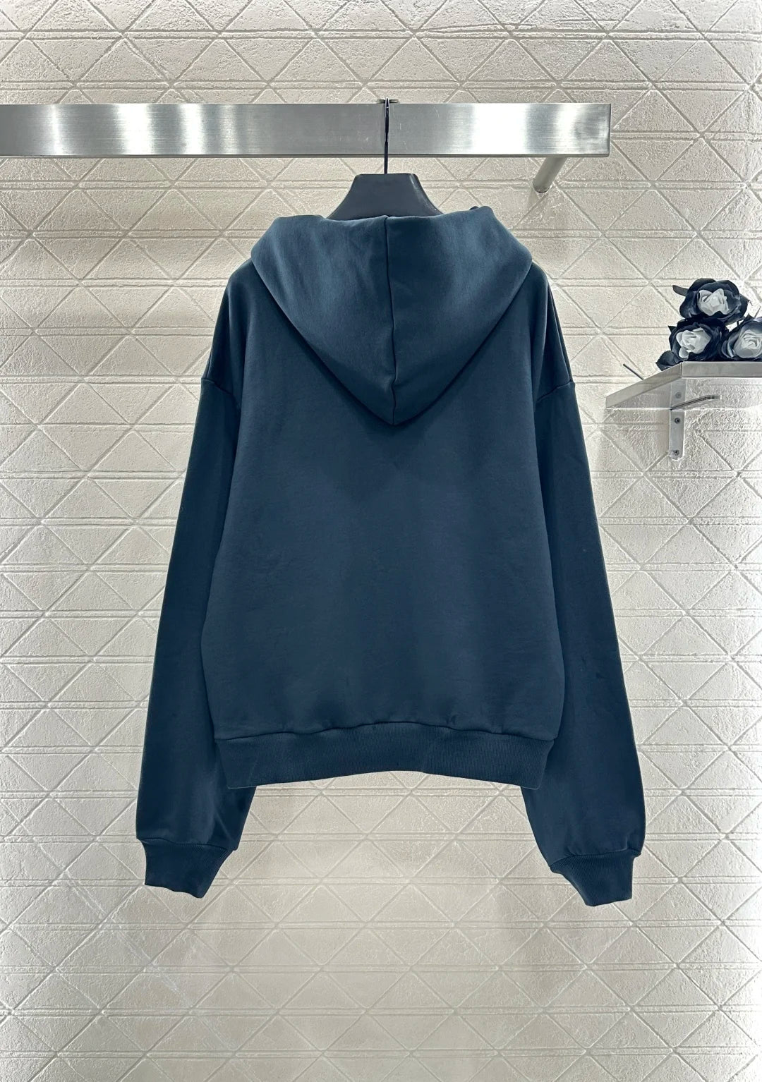 Hooded Knitted Sweatshirt