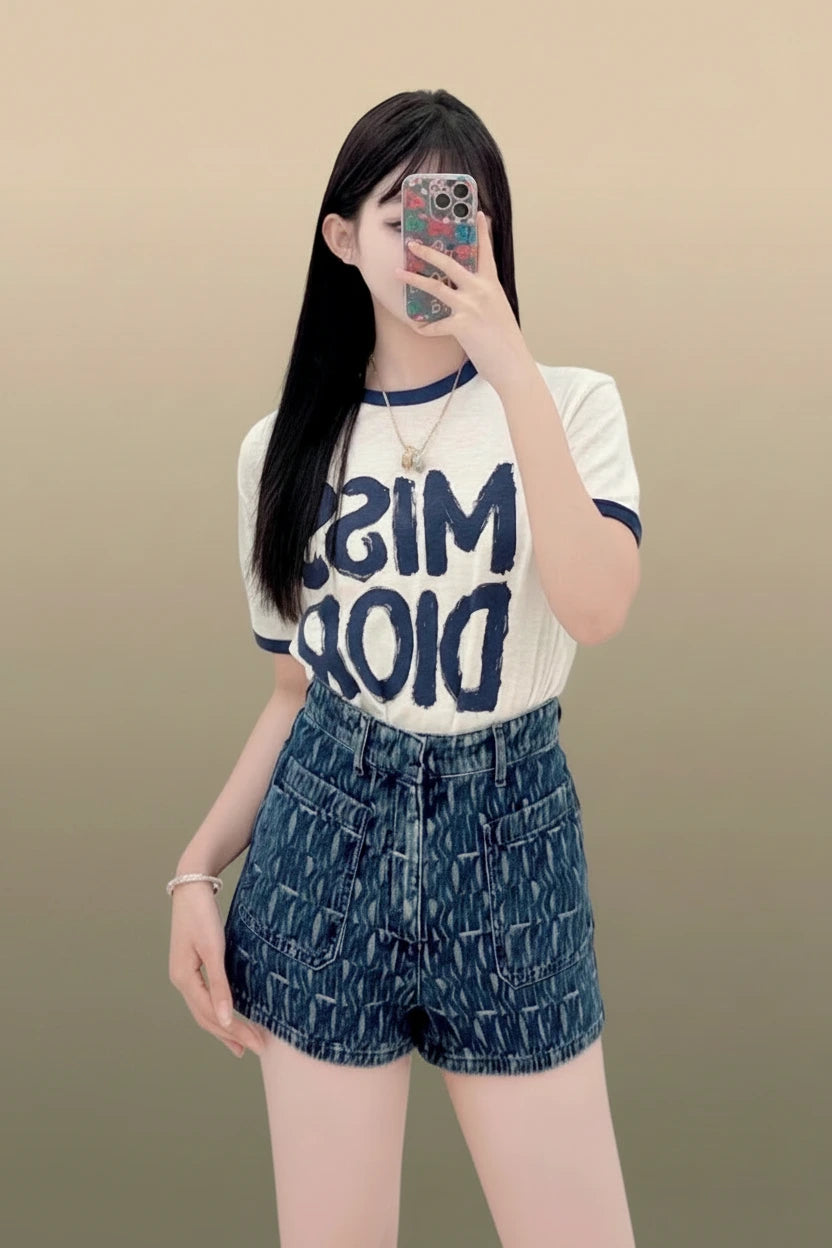 Women's Print Cotton T-Shirt