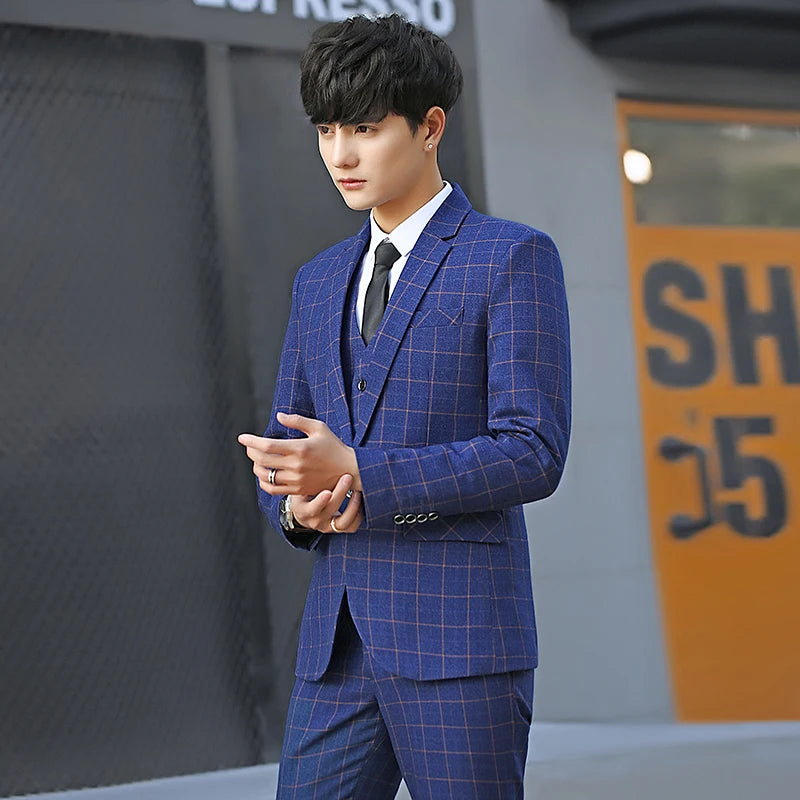 Men's Plaid Suit