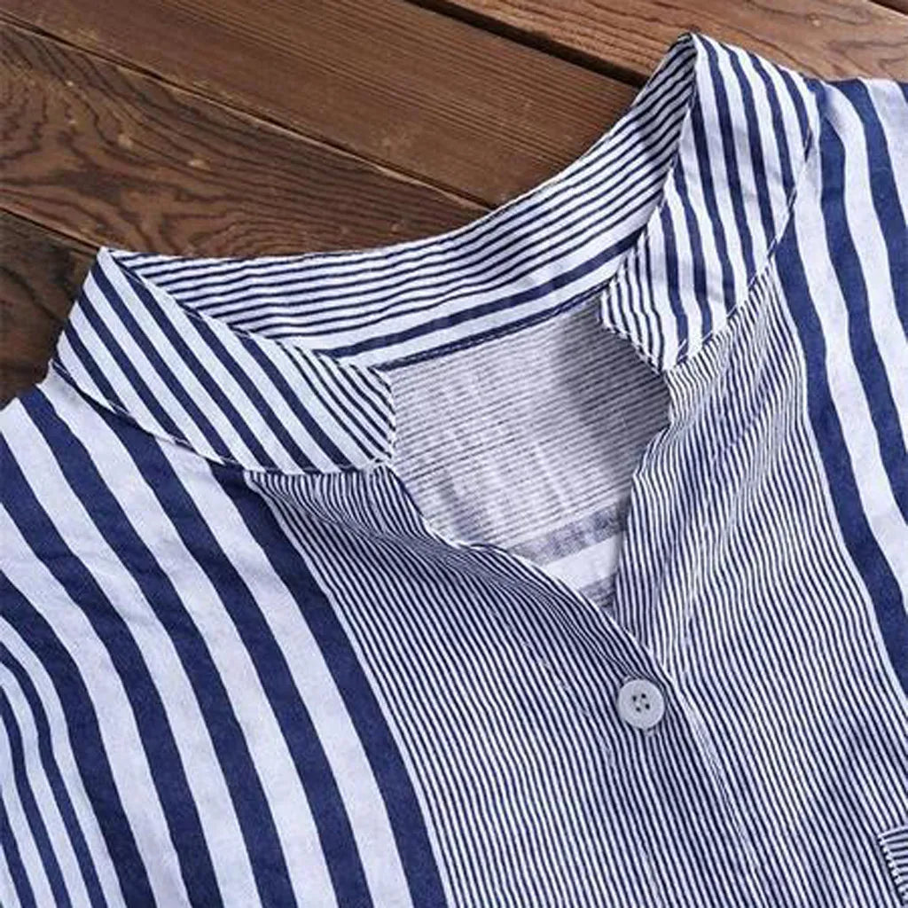 Striped V-Neck Shirt