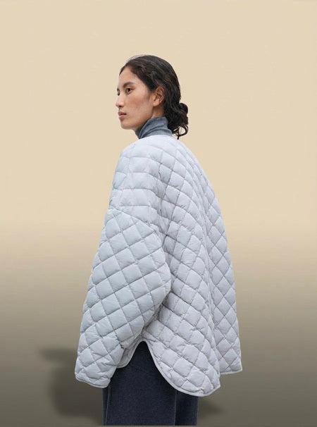 Quilted Turtle Neck Jacket