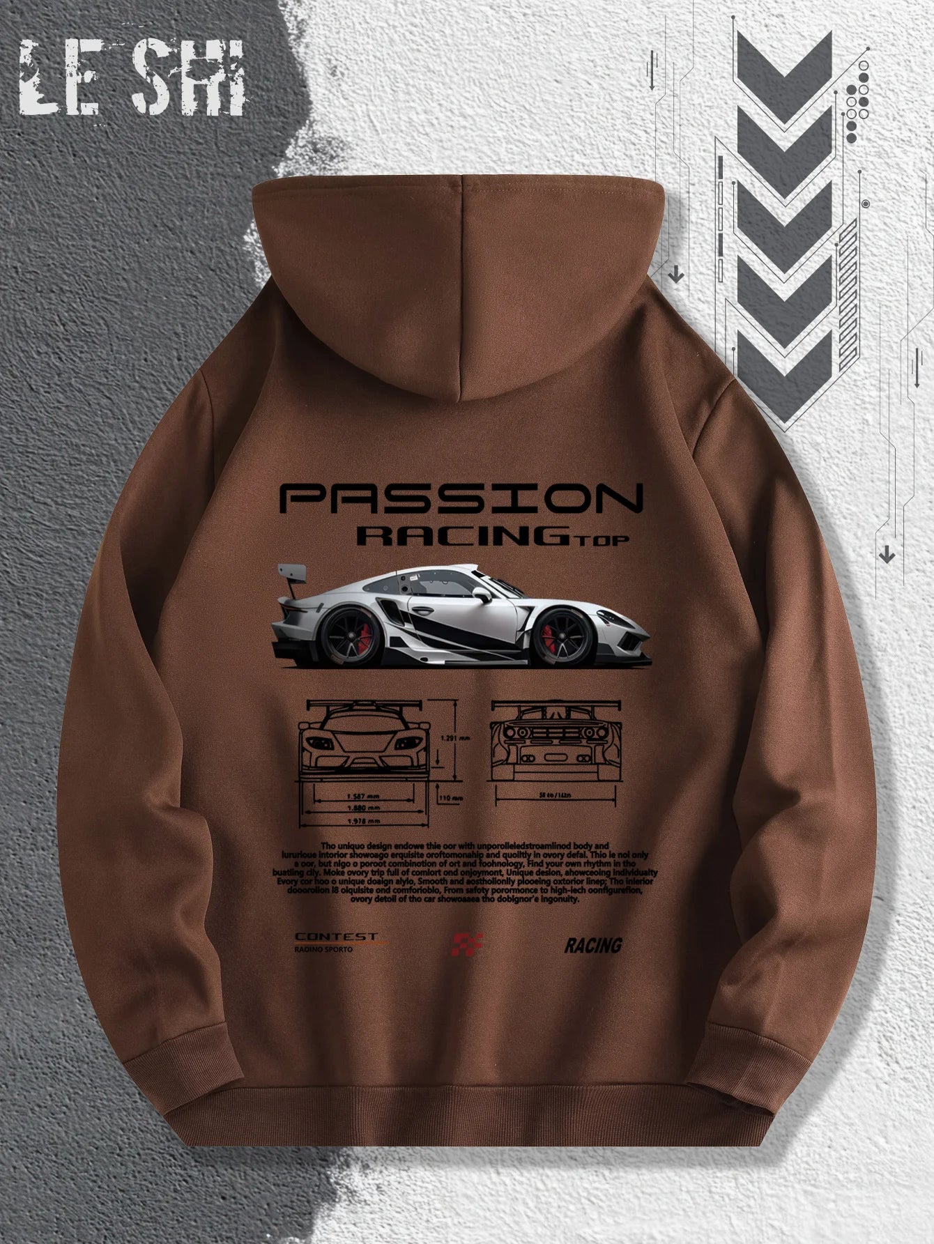 Racing Graphic Hoodie