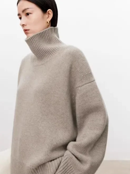 Women’s 100% Pure Cashmere Turtleneck Sweater