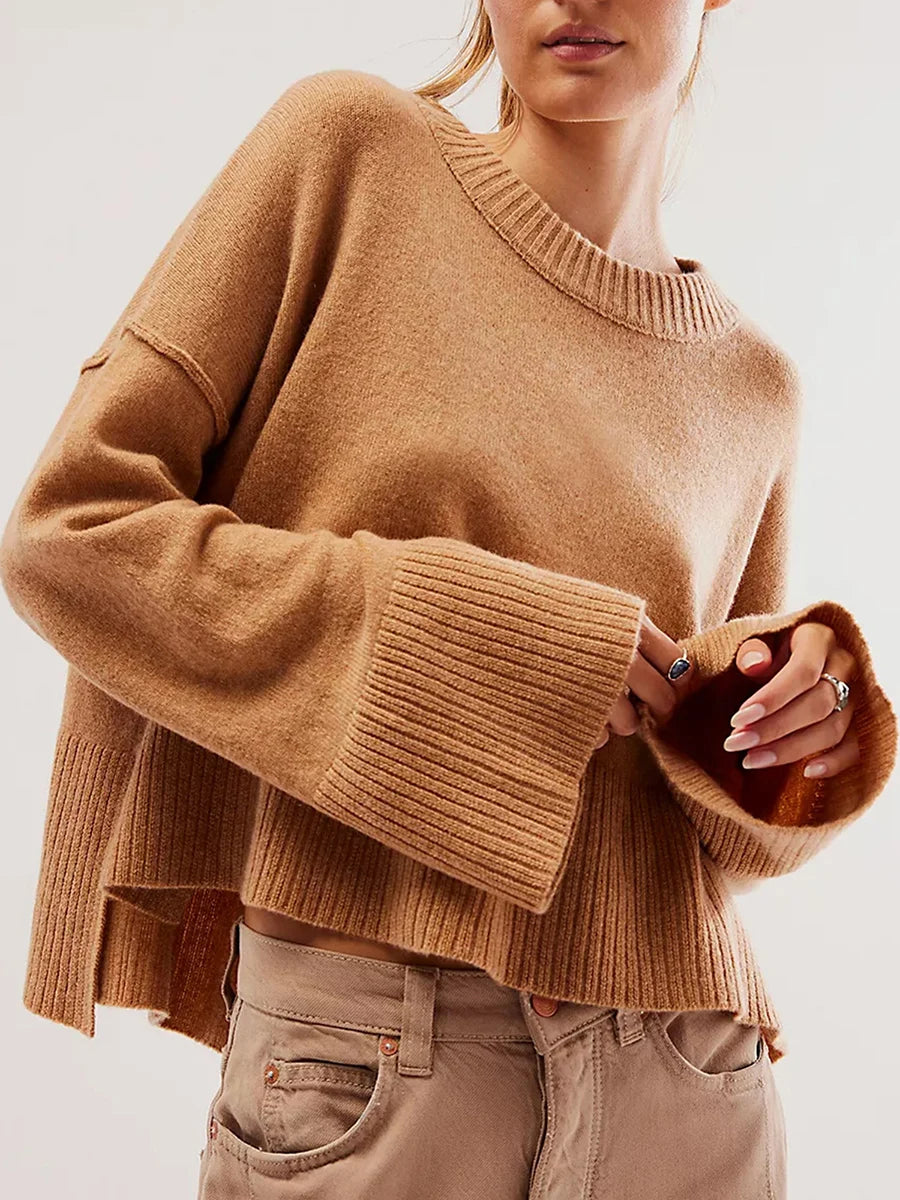 Flared Sleeve Sweater