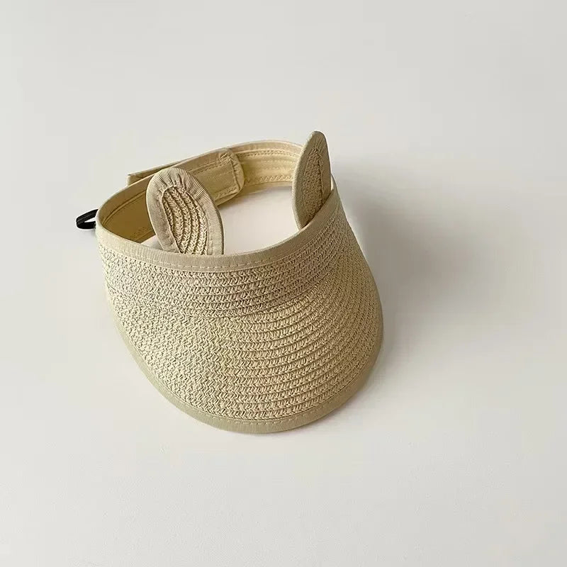 Straw Visor Cap