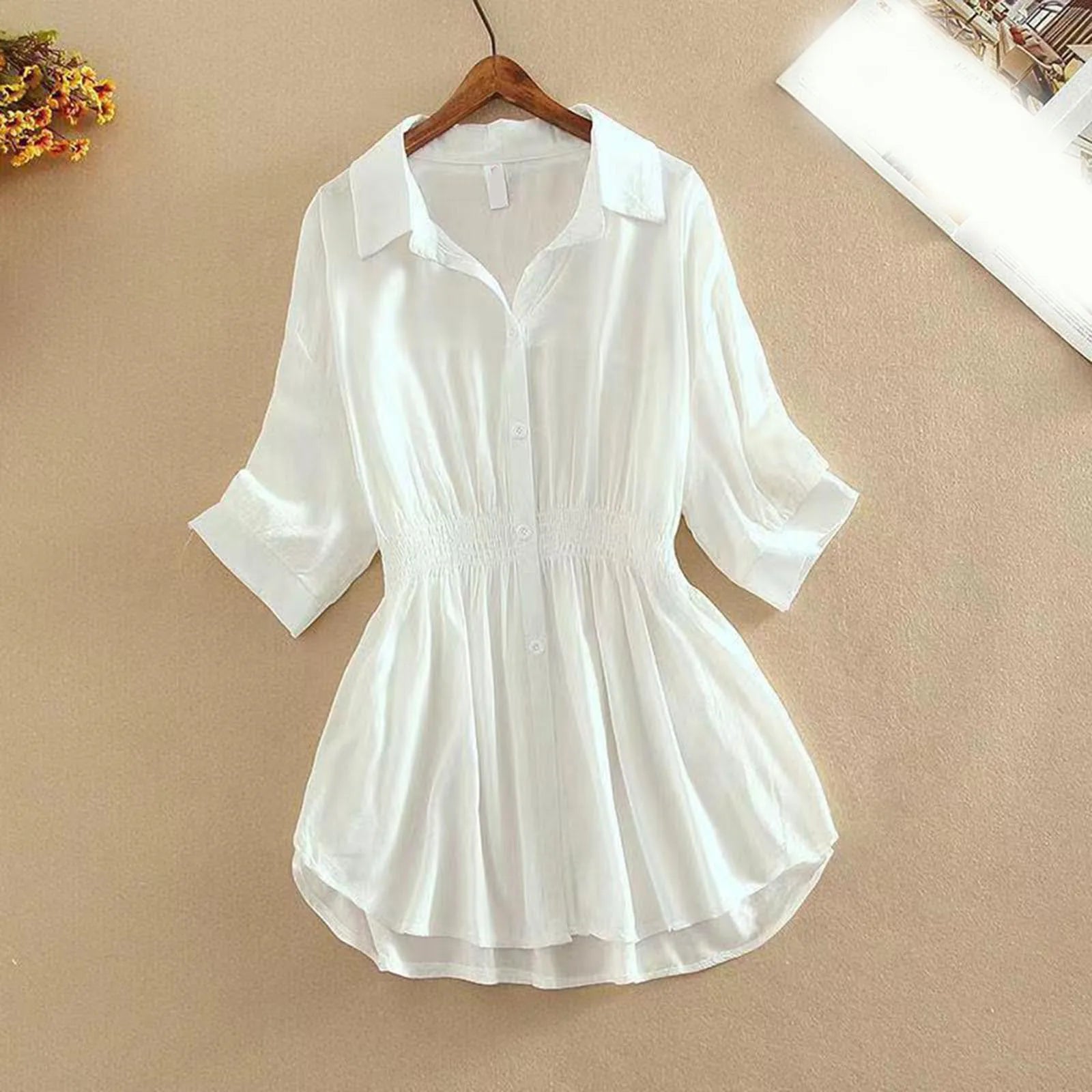 Ruffled Office Shirt