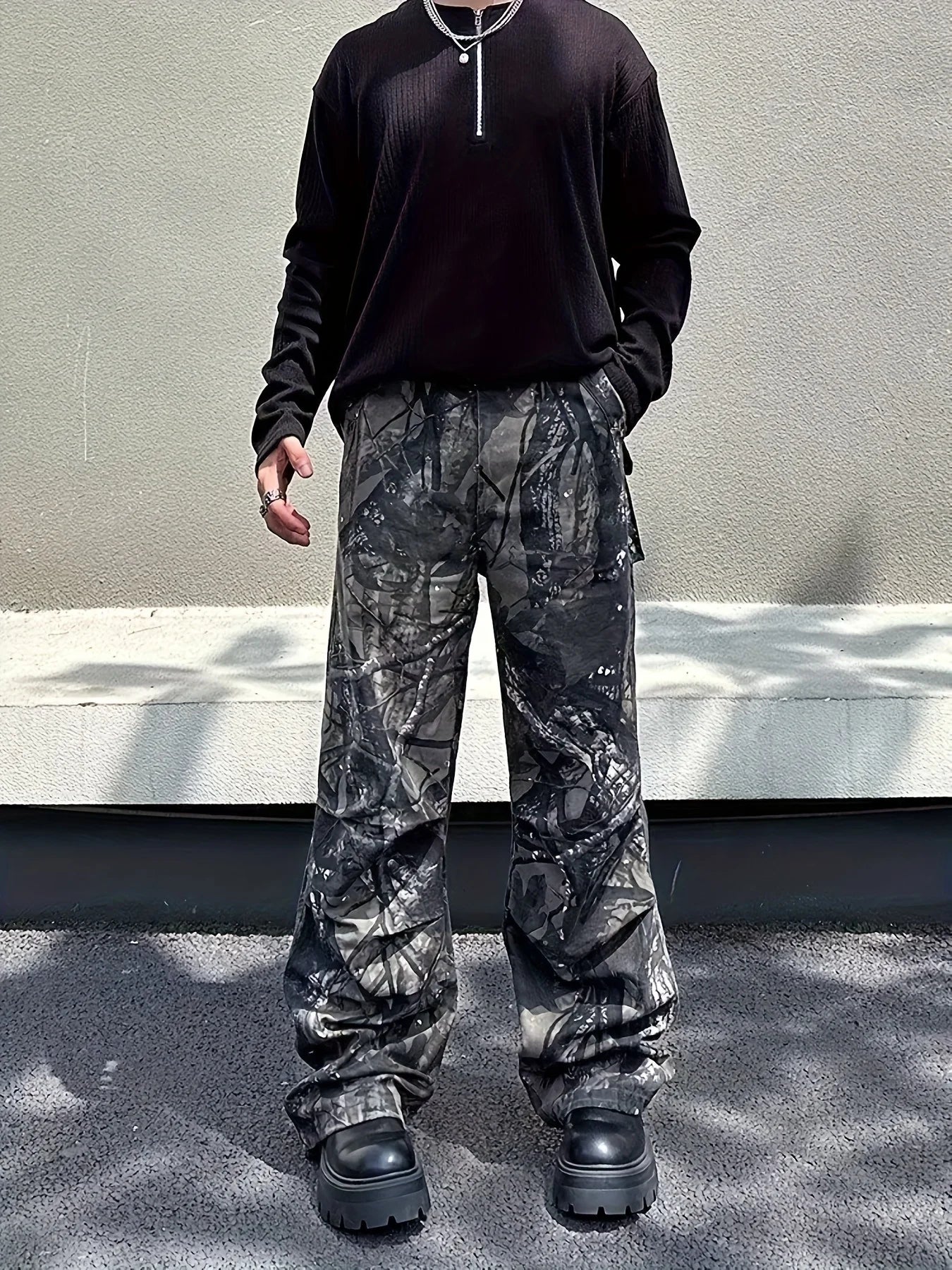 Camo Relaxed Fit Pants