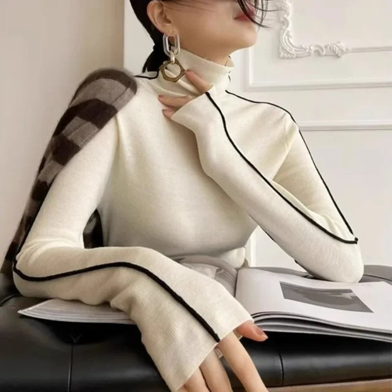 Turtleneck Office Sweater