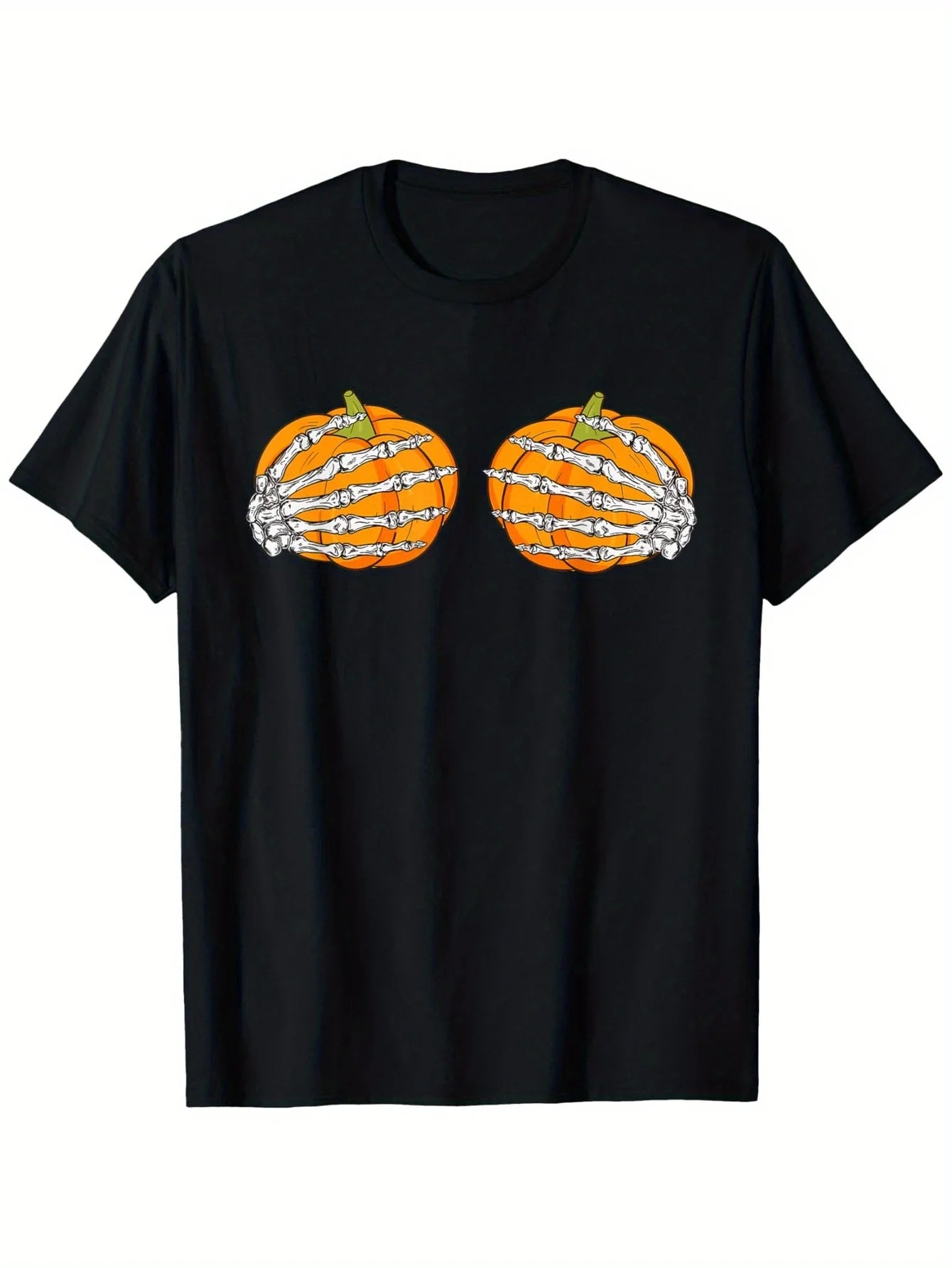 Halloween Skeleton Pumpkin T-Shirt