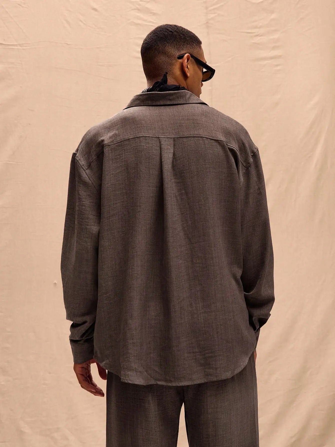 Oversized Linen Button Down Shirt