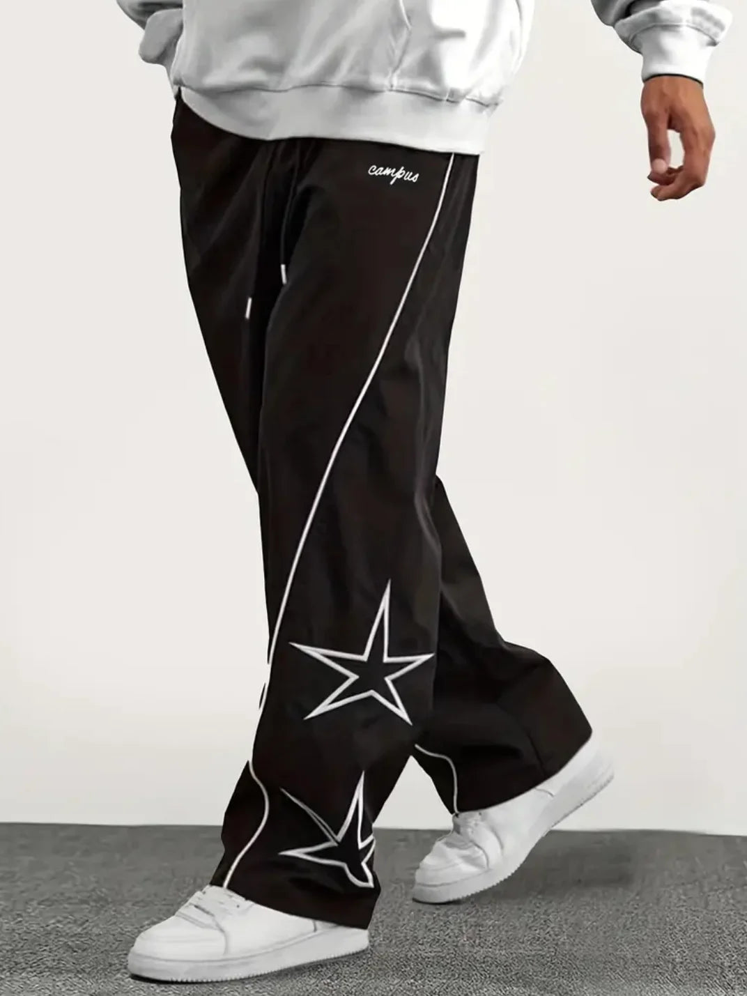 Red Embroidered Pants