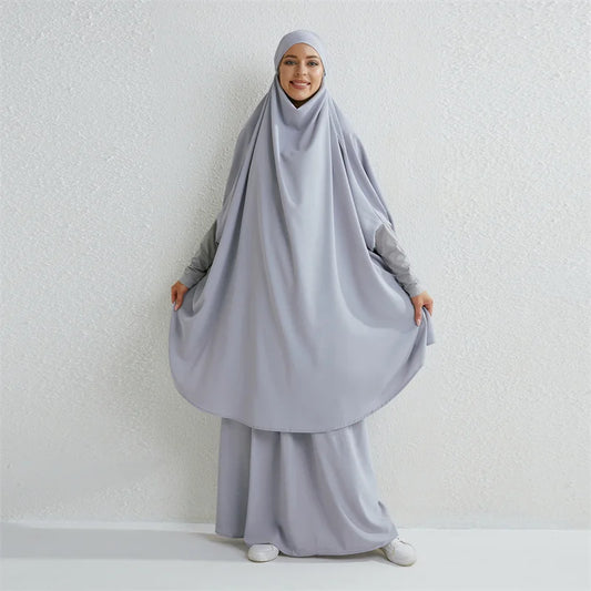 Muslim Two-Piece Abaya Set